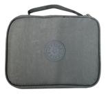 Estojo Escolar Box Jumbo XF-Ping Tactel Juvenil Cinza Organizador