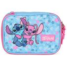 Estojo escolar box Stitch Disney Luxcel - rosa