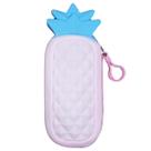Estojo Escolar de Silicone Abacaxi kawaii