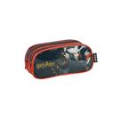Estojo Escolar Duplo Harry Potter Em Pvc Original 2divisória