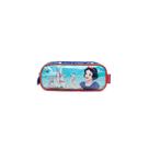 Estojo Escolar Feminino Branca de Neve Azul Escuro