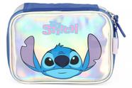 Estojo Escolar Holográfico Stitch Disney Maxlog