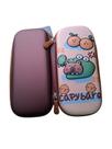 Estojo Escolar Infantil 3d Reforçado Box Compartimento Fofo capivara