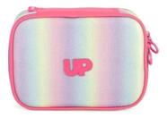Estojo escolar infantil luxcel rosa com glitter - 9104 rosa Estojo escolar infantil luxcel rosa com glitter - 9104 rosa