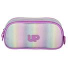 Estojo Escolar Infantil Luxcel Roxo com Glitter - ET49 Estojo Escolar Infantil Luxcel Roxo com Glitter - ET49