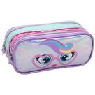 Estojo Escolar Infantil Menina Personagem para Criança Material Reforçado Divisória Dupla Lápis Caneta Borracha Compartimentos Espaçosos Estojo Escolar Infantil Menina Personagem para Criança Material Reforçado Divisória Dupla Lápis Caneta Borracha Compartimentos Espaçosos