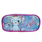 Estojo Escolar Infantil Simples Gata Cindy Luxcel EI37614CD