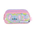 Estojo Escolar Infantil Triplo Stitch Colorido Up4you - Luxcel Estojo Escolar Infantil Triplo Stitch Colorido Up4you - Luxcel
