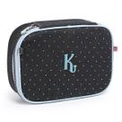 Estojo Escolar Kika Box Organizador Jeans Quadrado Divisões Estojo Escolar Kika Box Organizador Jeans Quadrado Divisões