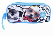 Estojo Escolar Lápis Duplo Cachorro Pug Pets Fofinho Cg8153