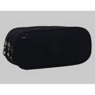 Estojo Escolar Masculino Feminino Grande 3 Ziperes Triplo Cores:Preta 783