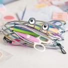 Estojo Escolar Monster Clear/transparente Colorido Zipit Maped Estojo Escolar Monster Clear/transparente Colorido Zipit Maped