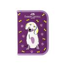 Estojo Escolar Nylon Pets Cachorro Faber Castell