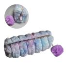 Estojo Escolar Pelúcia Colorido Rainbow Spiral com Pompom Fofo Grande Zíper Material Lápis Caneta Estojo Escolar Pelúcia Colorido Rainbow Spiral com Pompom Fofo Grande Zíper Material Lápis Caneta