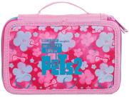 Estojo Escolar Quadruplo Pets 2 Rosa com Zíper - Generation Soft Dermiwil