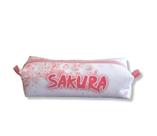 Estojo Escolar Sakura Kit Porta Lápis Anime Menina Naruto