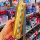 Estojo Escolar Simples Glitter Holográfico Universitário 1 Zíper Best