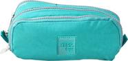 Estojo Escolar Triplo Nylon Yepp MB13054-E Cor:Verde