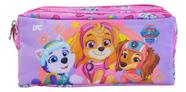 Estojo Escolar Triplo Patrulha Canina Skye Everest Liberty Rosa Skye