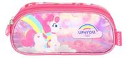Estojo Escolar Triplo Unicornio Up4you