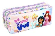 Estojo Escolar Volta Aulas Caneta Lápis Princesas Disney Da Cor Rosa Estojo Escolar Volta Aulas Caneta Lápis Princesas Disney Da Cor Rosa