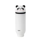 Estojo Estampado Silicone Base Retrátil 1 Zíper Panda BRW