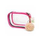 Estojo Fizz Jumbo Cristal Com Pompom -