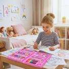 Estojo Grande Completo Kit Escolar 86 Peças Maleta Pintura Desenhos Aquarela Infantil Envio Rápido Estojo Grande Completo Kit Escolar 86 Peças Maleta Pintura Desenhos Aquarela Infantil Envio Rápido