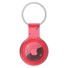 Estojo impermeável Airtag Holder Pautas, pacote com 4 unidades, vermelho