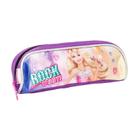 Estojo Infantil Barbie Rock Escolar Porta Lápis Roxo