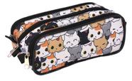 Estojo Infantil Triplo LS Gatos - EE1261