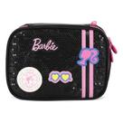 Estojo Intanfil Escolar Box Barbie Luxcel 100 Pens Preto Estojo Intanfil Escolar Box Barbie Luxcel 100 Pens Preto