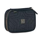 Estojo Jeans Box Escolar Meninas 36 Elásticos Rebecca Bonbon Estojo Jeans Box Escolar Meninas 36 Elásticos Rebecca Bonbon