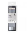 Estojo Lápis Carvão Winsor & Newton Studio 6 Peças Estojo Lápis Carvão Winsor & Newton Studio 6 Peças