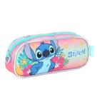 Estojo Lilo Stitch Escolar Menina Licenciado Disney Rosa