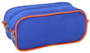 Estojo LS Bolsas Triplo Azul com Laranja - EE2130