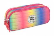 Estojo Luxcel Up4you 2 Fechos Salmão Et40775up