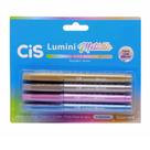 Estojo Marca-texto Cis Lumini Metallic C/4 Cores 4.8711 1 ed Estojo Marca-texto Cis Lumini Metallic C/4 Cores 4.8711 1 ed