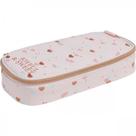 Estojo Mini Box Coracao Metalico Rosa