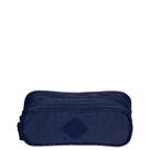 Estojo/Necessaire 2 Compartimentos CRINKLE Azul