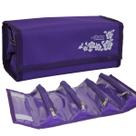 Estojo Necessaire Roxo Com 4 Divisoes