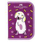 Estojo Nylon Ziper Faber Castell Pets 18 Peças