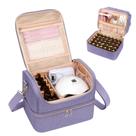 Estojo organizador de esmaltes CUBETASTIC contém 45 garrafas