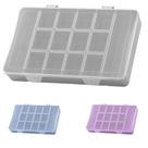 Estojo Organizador de Plástico Retangular com 14 Divisórias - M 23 x 14 x 4cm