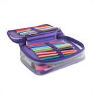 Estojo Organizador Escolar Box 100Pens Multifuncional Cerejinha Grande Resistente Estojo Organizador Escolar Box 100Pens Multifuncional Cerejinha Grande Resistente