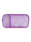 Estojo Organizador Escolar Transparente Nécessaire Nylon