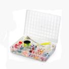 Estojo organizador gg com 20 divisórias 37x28,5x7cm