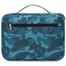 Estojo organizador infantil Octsky Camo Blue com capa de Bíblia