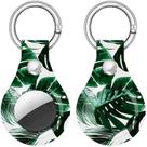 Estojo para Airtags Wonjury Cute Palm Leaf para mulheres
