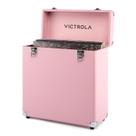 Estojo para armazenamento de discos de vinil Victrola Collector II rosa Estojo para armazenamento de discos de vinil Victrola Collector II rosa